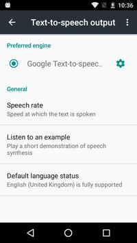 Google Text-to-Speech screenshot