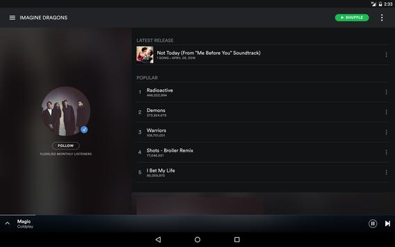 Spotify screenshot